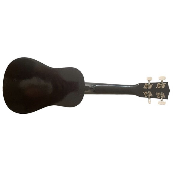 Diamond Head Ukulele Black Soprano Model Du-100 Plays Tunes Great Gently Used - Picture 6 of 6